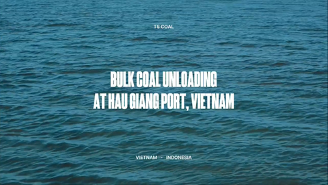 BULK COAL UNLOADING AT HAUGIANG PORT